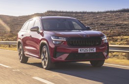 Skoda Kodiaq vRS, 2026, front, action