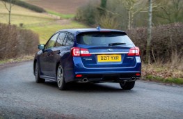 Subaru Levorg, 2017, rear, action