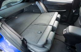 Lexus NX 300h F Sport, rear seats folded