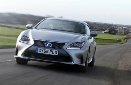 Lexus RC 300h, front action