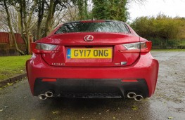 Lexus RC F Carbon, back