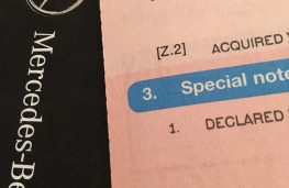 Jamie Vardy, Mercedes C63 AMG, logbook 