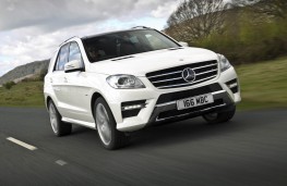 Mercedes M-Class, front
