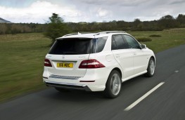 Mercedes M-Class, rear