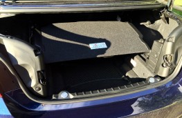 BMW M4 Convertible, boot, roof down