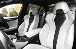 BMW M5, 2018, front seats