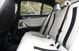 BMW M5, 2018, rear seats