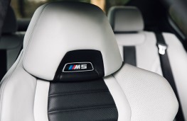 BMW M5, 2018, front seat, detail