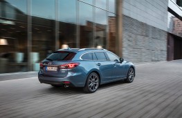 Mazda6 Tourer with G-Vectoring Control, 2017, rear, action