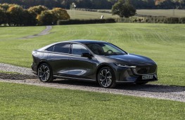 Mazda6e, 2026, side, action