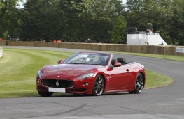 Maserati GranCabrio Sport, front, action