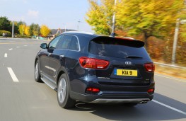 Kia Sorento, rear, action