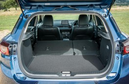 Mazda CX3 2018 boot - seats down