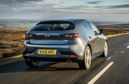 Mazda3 in Polymetal Grey, rear