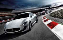 Maserati GranTurismo MC Stradale, front, action, track