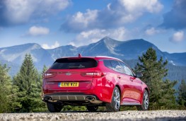 Kia Optima Sportswagon, rear quarter