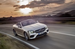 Mercedes E-Class Cabriolet, 2017, front, action