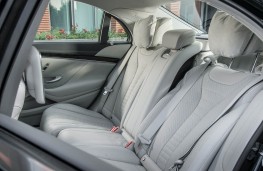 Mercedes S-Class, rear seats