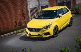 MG3, 2018, front, overhead