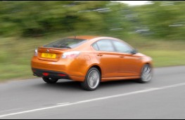 MG6 GT, rear, action