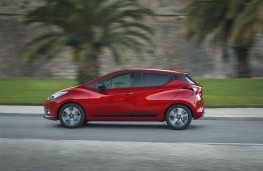 Nissan Micra, Xtronic, 2019, side, action