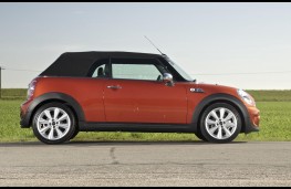 MINI Cooper SD Convertible, side, roof up