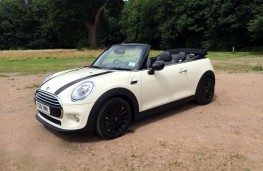 MINI Cooper Convertible, front, roof down