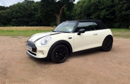 MINI Cooper Convertible, side, roof up