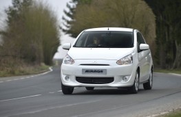 Mitsubishi Mirage, action