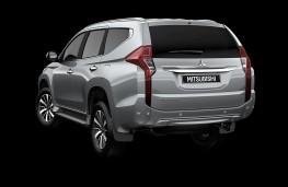 Mitsubishi Shogun Sport, 2018, rear, studio