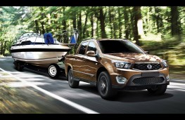 SsangYong Musso, 2017, towing boat