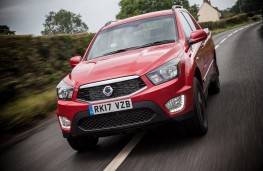 SsangYong Musso, 2017, front, action