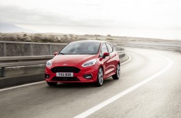 Ford Fiesta ST-Line, 2017, front, action