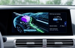 Hyundai Nexo, 2018, display screen, power flow