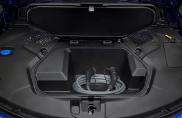 BMW i3, 2026, frunk, with cables