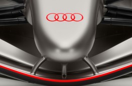 Audi R26 F1 car, 2025, nose, detail