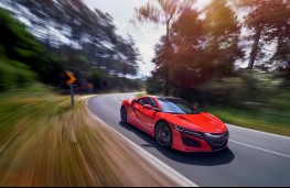 Honda NSX, 2016, front, action
