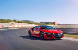 Honda NSX, 2016, front, track action