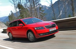 Skoda Octavia Estate, 2013, front