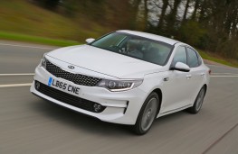 Kia Optima, front, action