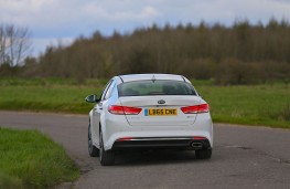 Kia Optima, rear, action