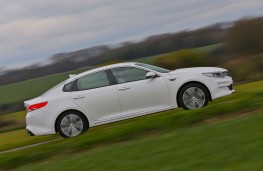 Kia Optima, side, action