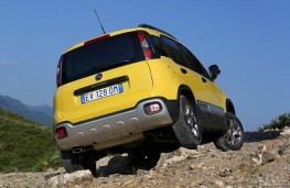 Fiat Panda Cross, rear, action
