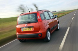 Fiat Panda, rear, action
