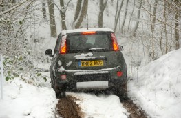Fiat Panda 4x4, snow, rear