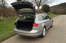 VW Passat estate, boot
