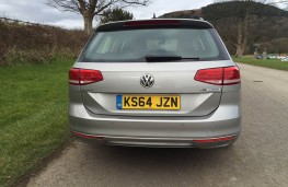 VW Passat estate, rear