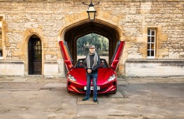 Paul Day, 2025, with MG Cyberster