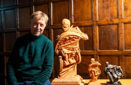 MG, 2025, Paul Day with sculpture