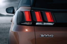 Peugeot 3008 SUV, rear lights